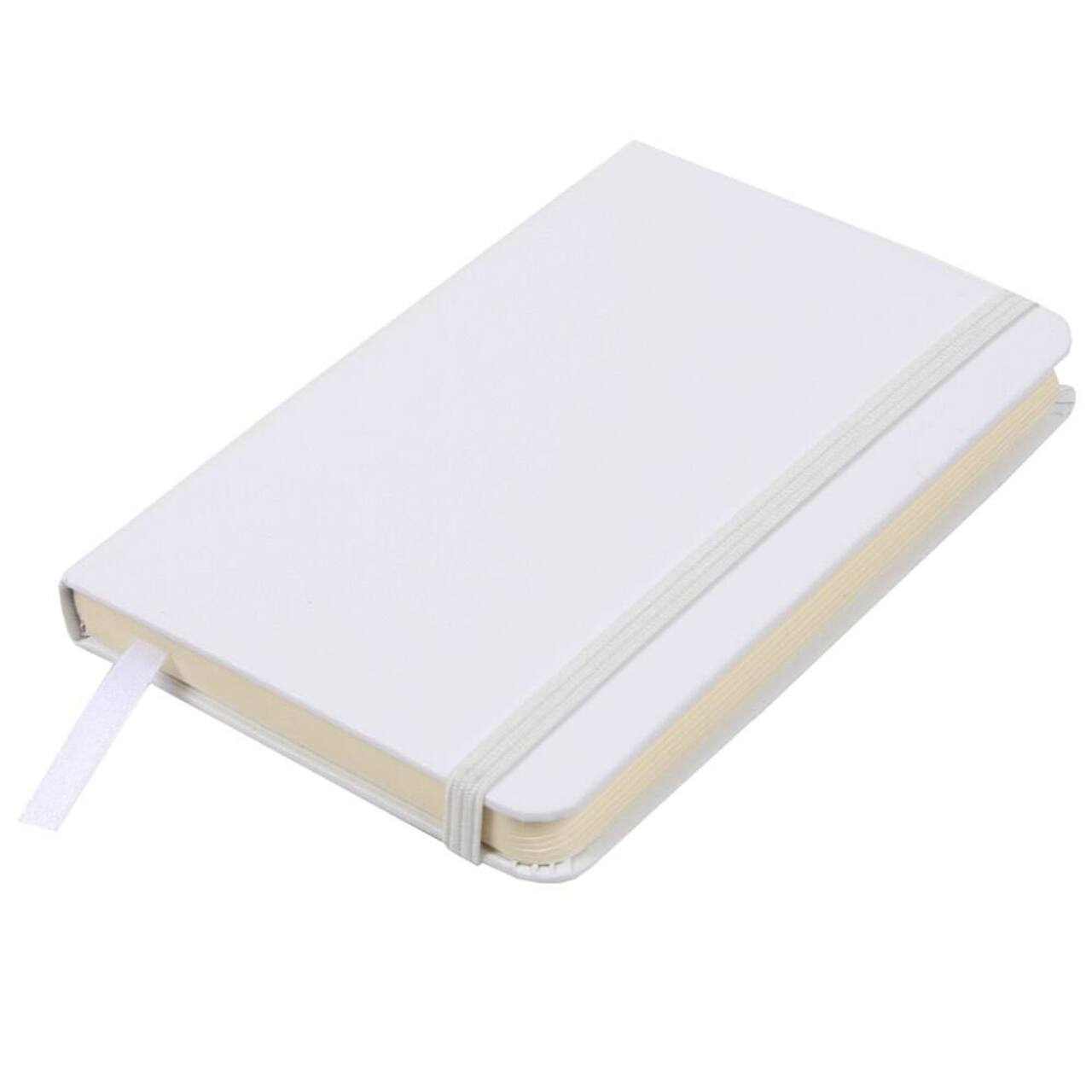 JAM Paper Small Hardcover Notebook with Elastic Band
